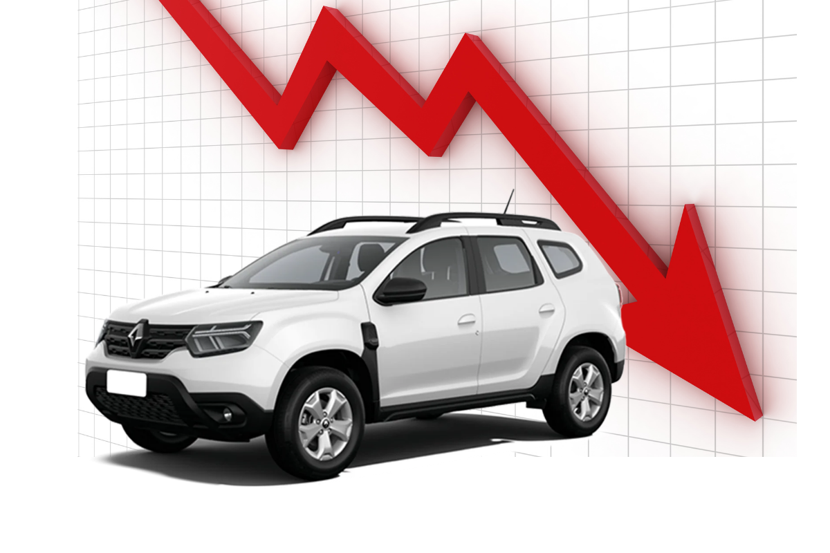 carro preço caindo