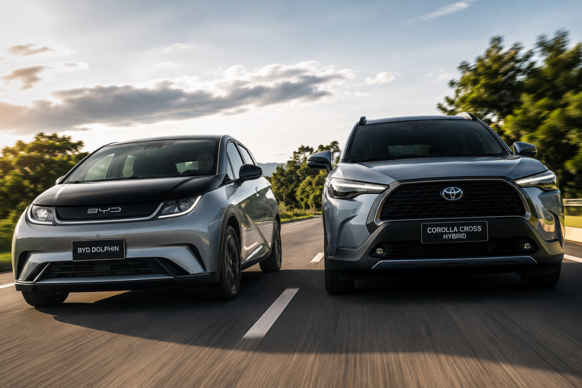 Byd ou Corolla Cross hydbrid usado