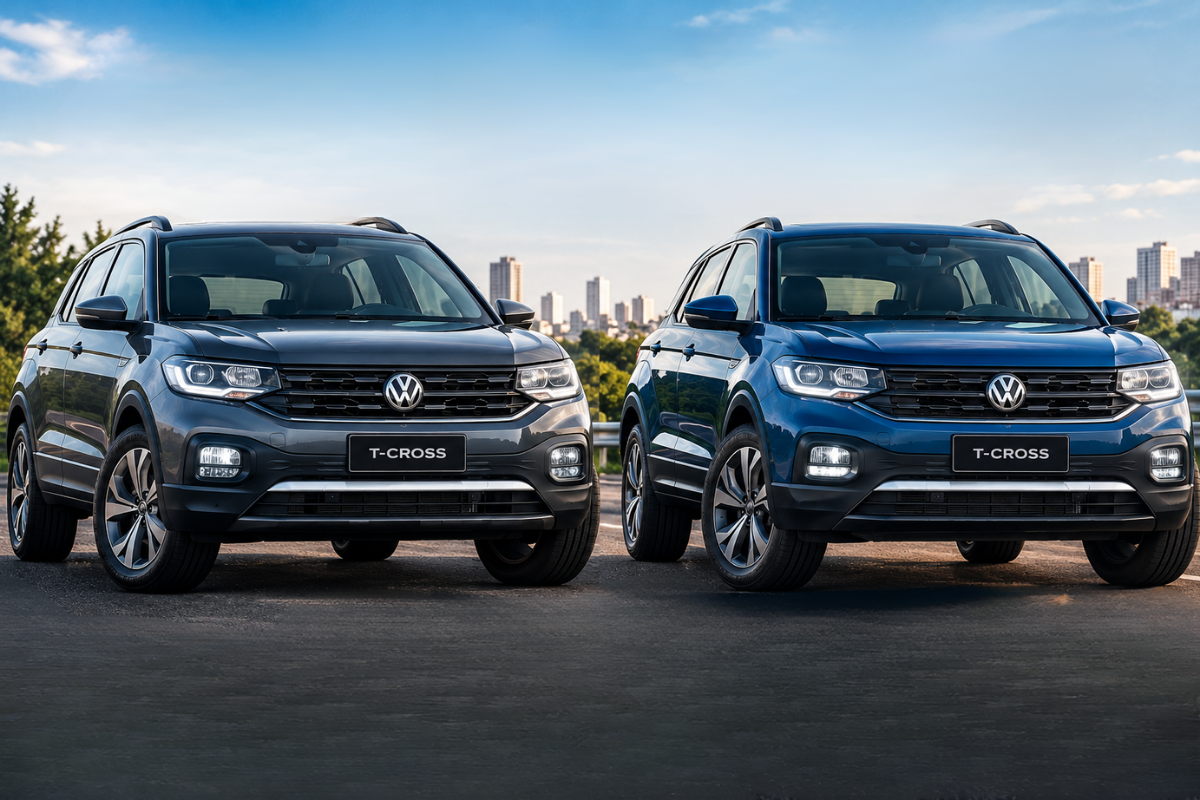 Duas EcoSport de anos próximos podem ter câmbios completamente diferentes por dentro, mesmo parecendo automáticas iguais no anúncio. Até 2017, a EcoSport vinha com o câmbio automatizado de dupla embreagem Powershift (DPS6). A partir de 2018, a Ford substituiu esse sistema por um automático convencional de 6 marchas, depois de anos de reclamações e recalls. Como o Powershift funciona e por que ele deu problema Diferente de um automático convencional, que usa conversor de torque, o Powershift funciona com duas embreagens secas, mais parecido com um câmbio manual automatizado. O defeito crônico mais relatado é a falha na vedação da caixa seca da embreagem, que deixa o fluido da transmissão contaminar o sistema, danificando garfos, rolamentos e podendo travar o câmbio. O problema não afetou só a EcoSport, apareceu também no New Fiesta e no Focus da mesma época. Por que a Ford trocou o sistema Depois de anos de reclamações, recall e o apelido nada gentil de "powershit" entre consumidores brasileiros, a Ford decidiu abandonar o Powershift em todos os seus modelos no mundo, começando pela EcoSport no Brasil. A troca para o automático convencional de 6 marchas resolveu o problema, ao custo de um pouco de eficiência de combustível que o sistema de dupla embreagem oferecia quando funcionava bem. Como saber qual câmbio tem o exemplar que você está de olho O ano de fabricação é o primeiro indicador: a partir de 2018, a EcoSport já vem com o automático convencional. Mas como a transição não foi instantânea em todas as versões e motorizações, o jeito mais seguro é confirmar pelo número de chassi (VIN) ou direto na concessionária. Já detalhamos o passo a passo completo, incluindo os sintomas mais comuns de quem ainda tem o Powershift, no guia Câmbio Powershift ou automático moderno, qual EcoSport usado vale a pena. O que isso muda pra quem está comprando uma EcoSport usada Não significa que toda EcoSport com Powershift vai dar defeito, muitos donos relatam rodar mais de 100 mil km sem problema nenhum. Mas o risco existe e o reparo pode ser caro, então vale pedir o histórico de manutenção do câmbio especificamente antes de fechar negócio, principalmente em exemplares anteriores a 2018. T-Cross 1.4 turbo (150 cv) custa R$ 16.203 a mais que a versão 1.0: vale pagar pelos 22 cv extras?
