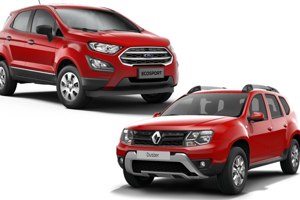 Duster 2019 custa R$ 6.630 a menos que a EcoSport os dois rivais mais clássicos do segmento, lado a lado