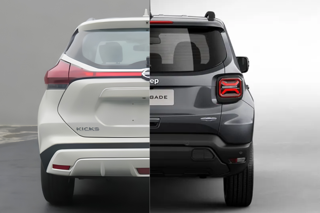 Kicks 2022 e Renegade 2022 estão quase empatados na Tabela FIPE: os R$ 3.730 de diferença valem alguma coisa?
