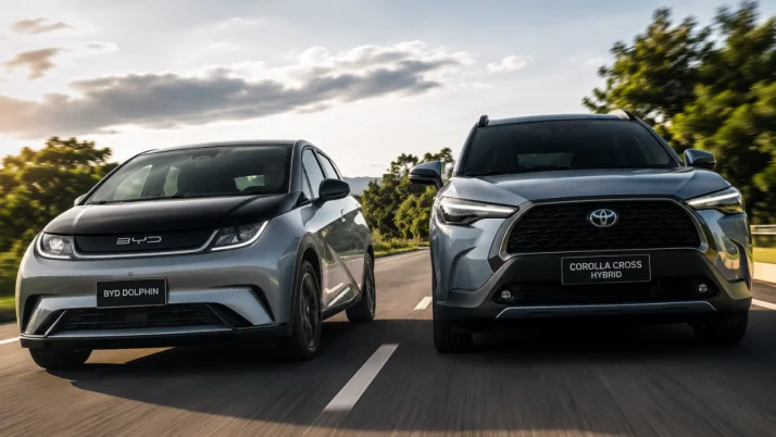 Byd ou Corolla Cross hydbrid usado