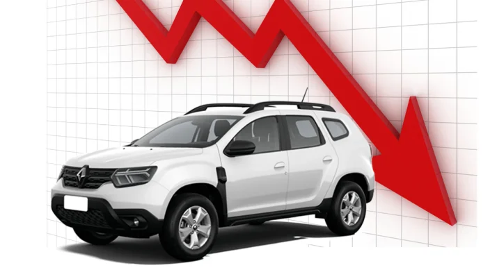 carro preço caindo
